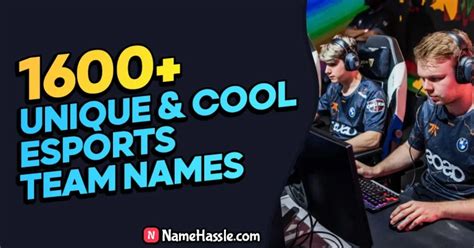 1600+ Unique Gaming Team Names Ideas (Generator).